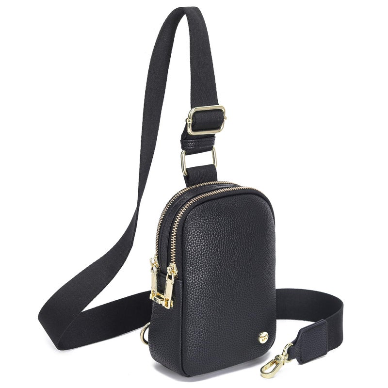 INICAT Small Sling Bag for Women Everyday & Travel Crossbody Bags Lightweight Cross Body Purses Vegan Leather(anti theft) - Image 1