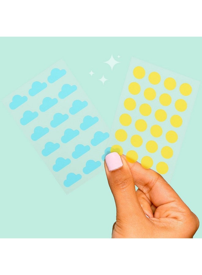 سبا لايف Beauty Rise & Shine - بقع البثور - تركيبة غرواني مائي لبقع حب الشباب - الاحمرار والزيوت - 84 رقعة - 36 سحابة و 48 شمس - بقع حب الشباب - معالجة البقع - رقعات زيت غرواني مائي - Image 2