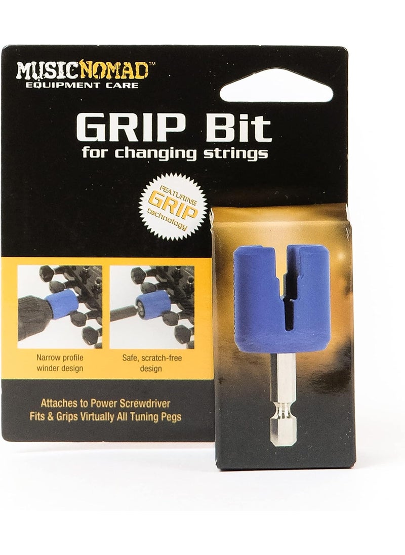 MusicNomad MusicNomad GRIP Drill Bit String Peg Winder  Scratchfree Rubber Lined MN220 Original version  - Image 4
