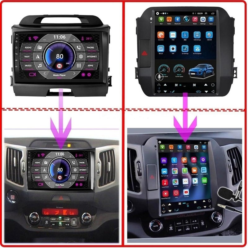 Wivplex 2Din Car Android Multimedia Player for Sportage - Image 3