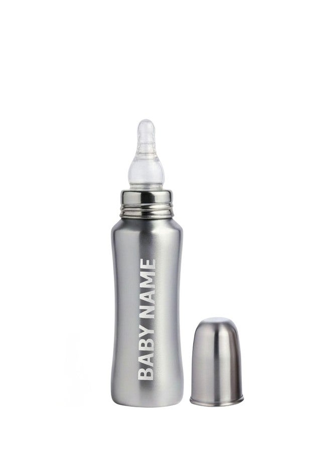 Speedex Stainless Steel Baby Feeding Bottle Stainless Steel Baby Feeding Bottle with Internal ML Marking (150 ml, Silver) - Image 1