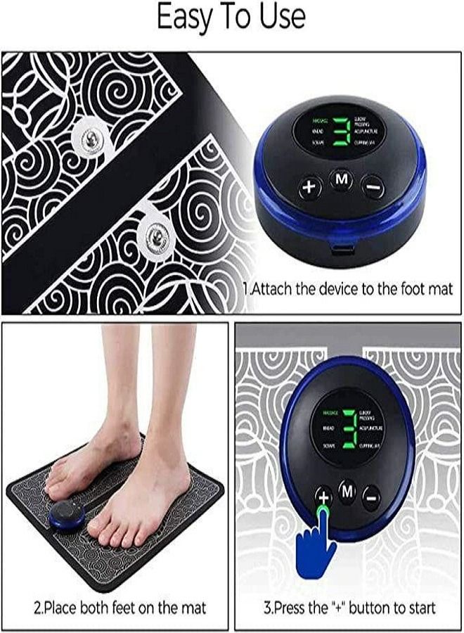 2 Pcs Electric Leg Muscle Massager Pad