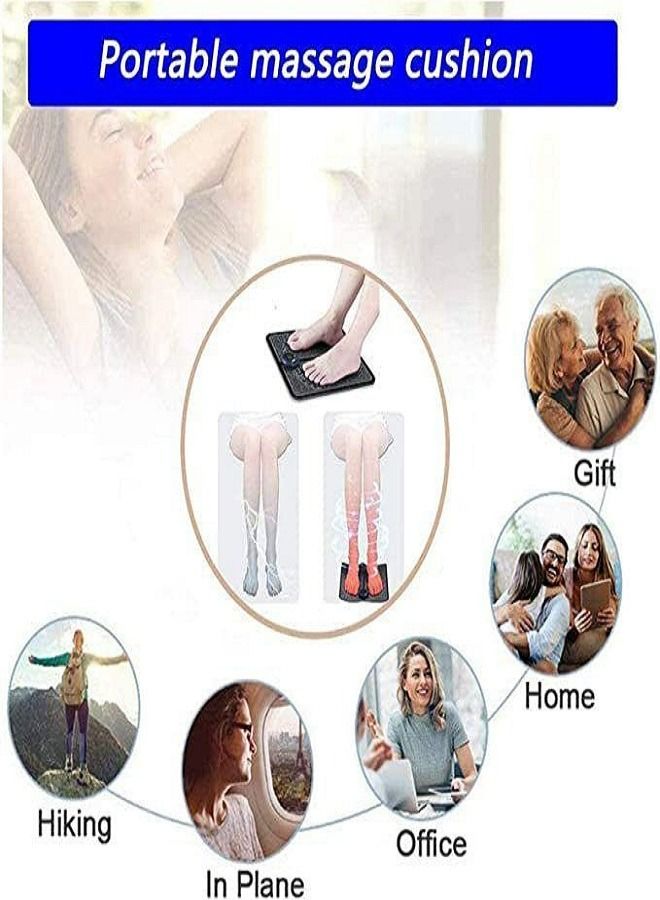 2 Pcs Electric Leg Muscle Massager Pad