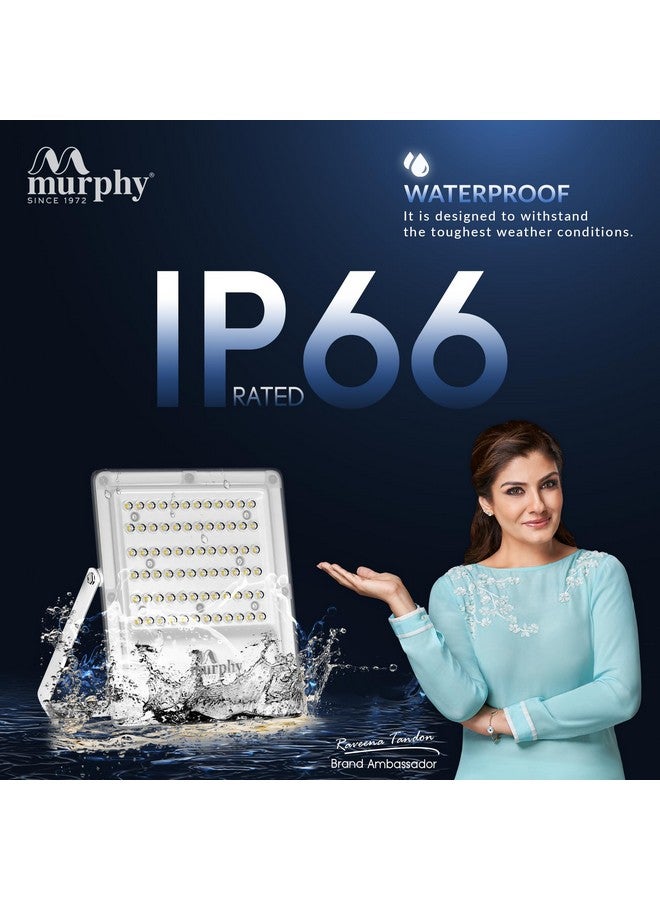 Murphy Lens Model LED 50W LED Flood Light, IP65 Rated Outdoor Light Pack of 1 (Cool White, BIS Approved) - Image 3