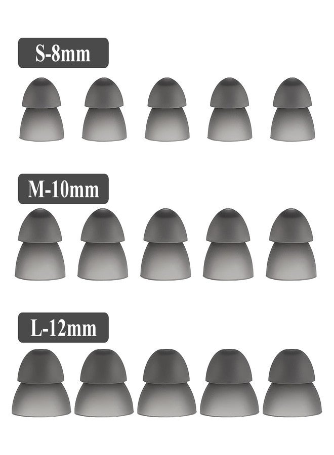 JFRHUDS 18Pcs Silicone Hearing Aid Domes,Ear Tips for Behind-the-Ear Hearing Aids - Image 1