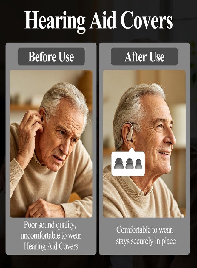 JFRHUDS 18Pcs Silicone Hearing Aid Domes,Ear Tips for Behind-the-Ear Hearing Aids - Image 5