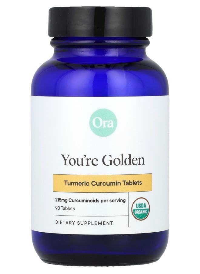 You're Golden Turmeric Curcumin 215 mg 90 Tablets