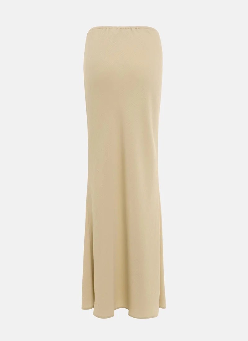Lichi Textured maxi skirt