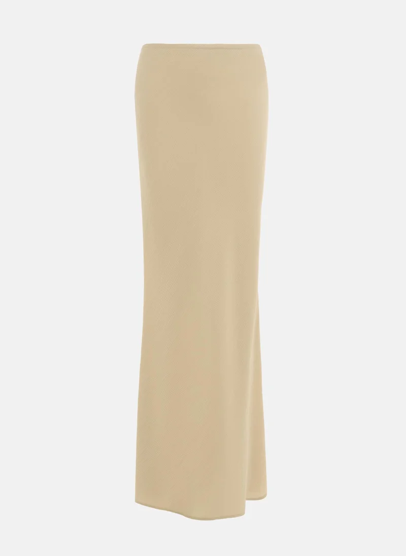 Lichi Textured maxi skirt