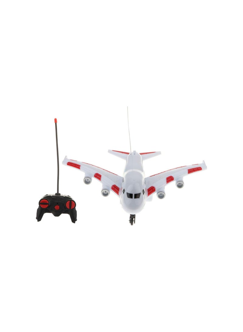 GGOOT Remote Controlled Aerobus Plane RC Vehicle Toy with Music and Lights for Kids Hand Eye Coordination - Image 1