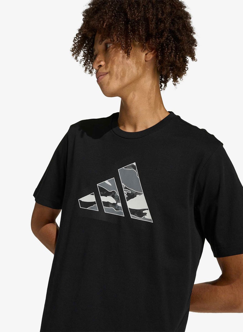 Adidas Camo Modern Logo Graphic T-Shirt - Image 3