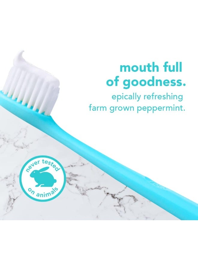 Hello Antiplaque Whitening Toothpaste, Fluoride Free Toothpaste for Teeth Whitening with Natural Peppermint Flavor and Tea Tree Oil, Peroxide Free, Gluten Free, SLS Free, 3 Pack, 4.7 OZ Tubes - Image 5