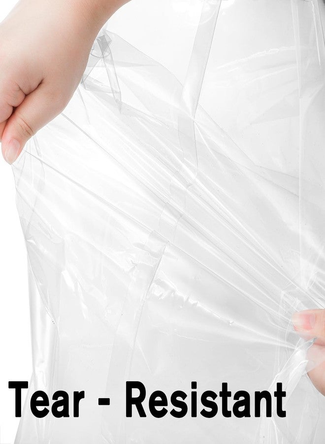 Fasmov 8 Pack 31x62 inches Extra Large Clear Drawstring Plastic Bags, Big Giant Storage Bags, Multi-Purpose Dust Covers Drawstring Plastic Bags for Luggage, Suitcase, Furniture, Reusable - Image 5