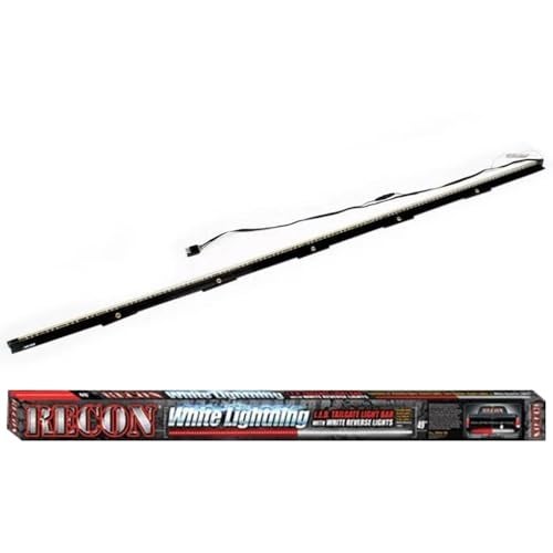 RECON - شريط إضاءة LED للباب الخلفي بحجم 60 بوصة "Lightning White" (أضواء حمراء للقيادة، أضواء فرامل، إشارات انعطاف، أضواء خطر وأضواء بيضاء للرجوع/الاحتياطي) - Image 1