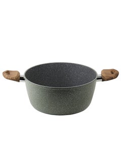British Chef Marble Coated Casserole With Lid- 5 Layer Construction Nonstick Coating- 26 & 30 Centimeter  - Image 4