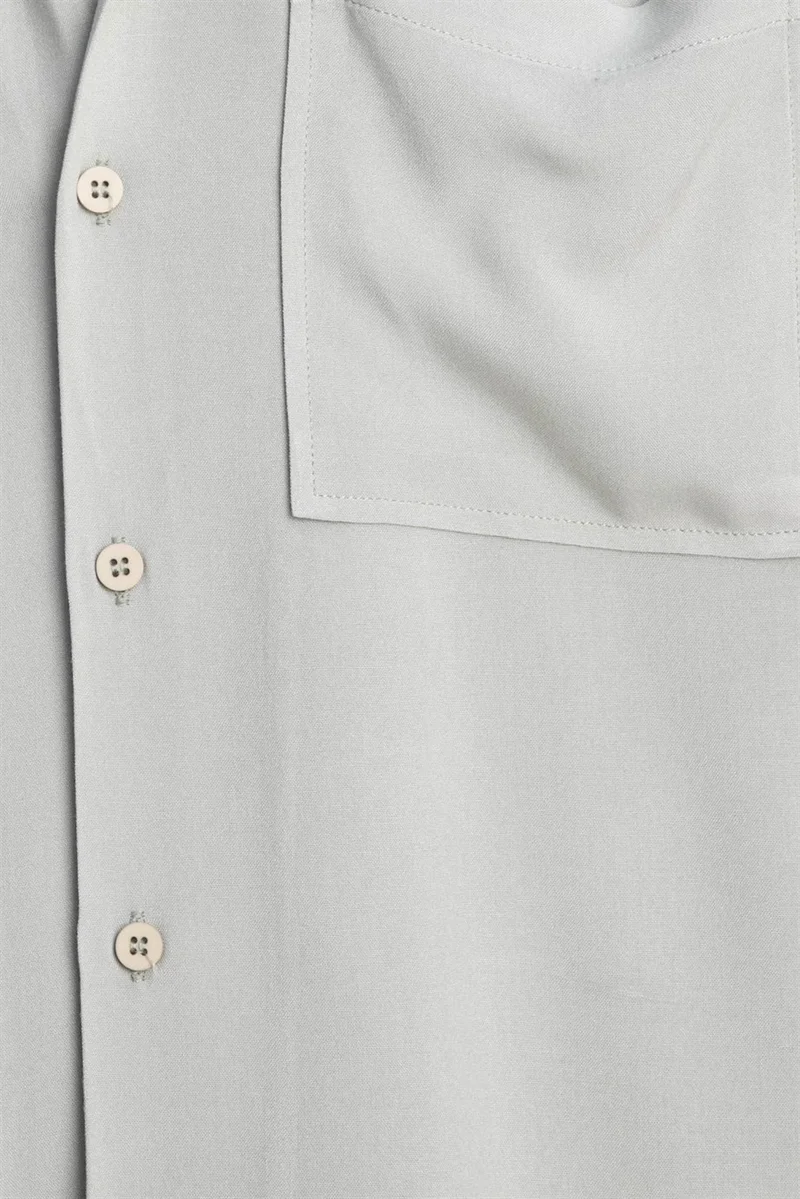 تودورس Relax Fit Short Sleeve Viscose Comfortable Fabric Open Collar Sports Shirt