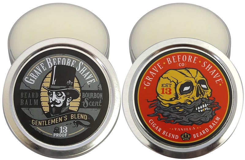 GRAVE BEFORE SHAVE GBSâ„¢ GBS True Man Beard Balm Dual Pack - Image 1