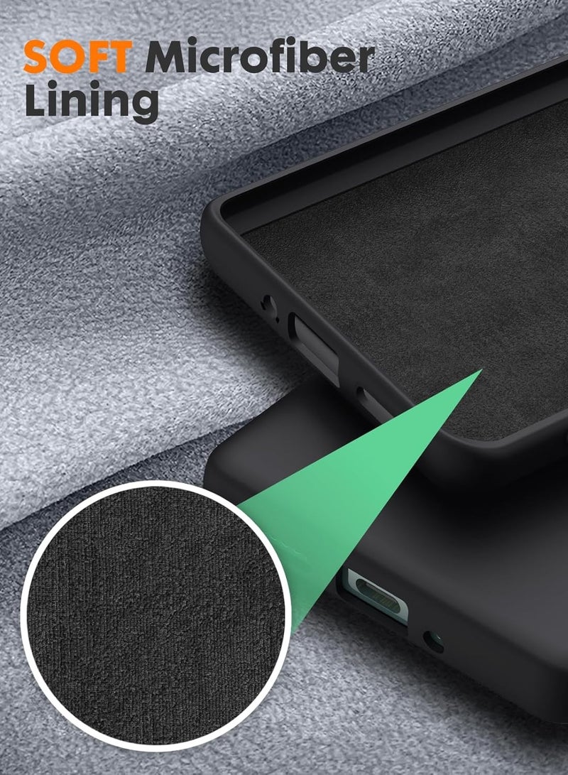 BORTONY Xiaomi POCO X7 5G Case Cover Liquid Silicone with Microfiber Lining Case Anti-Scratch Shockproof Protective Back Cover Slim Soft TPU For Xiaomi POCO X7 5G - Image 3