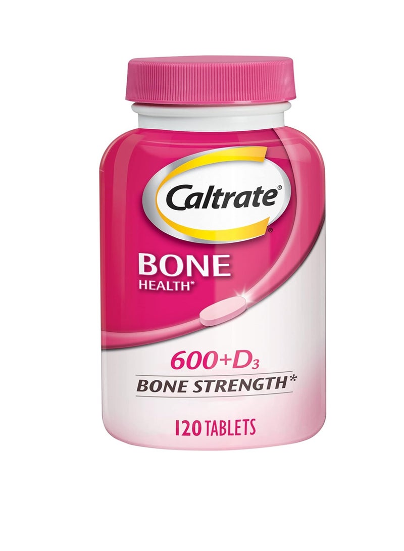 Caltrate Bone Health 600+D3 To Help Maximize Calcium Absorption Calcium And Vitamin D Supplement Tablet 600 Mg 120 Count