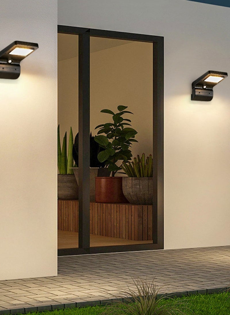 Target bright solar wall light outdoor garden yard layout wall lamp home courtyard security lamp (3000K) - Image 5