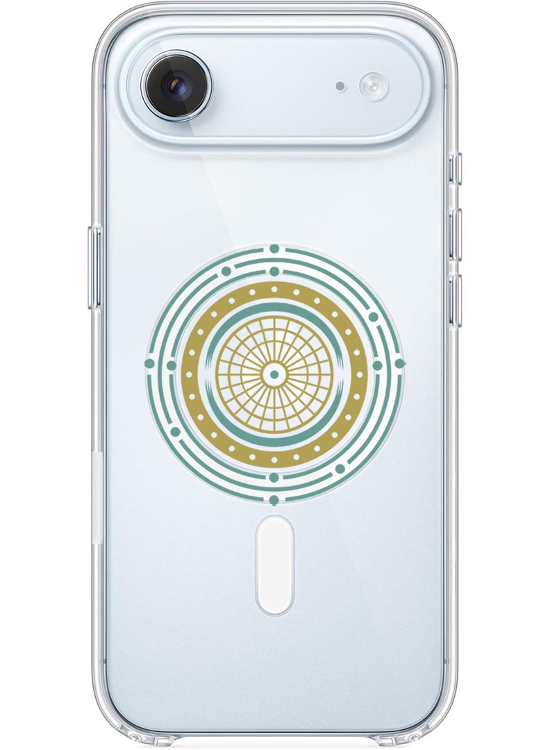 Theodor Magnetic Case for Apple iPhone 17 Air Compatible with MagSafe Wireless Charging, Shockproof Phone Bumper Cover - Mandala 2 - Image 1
