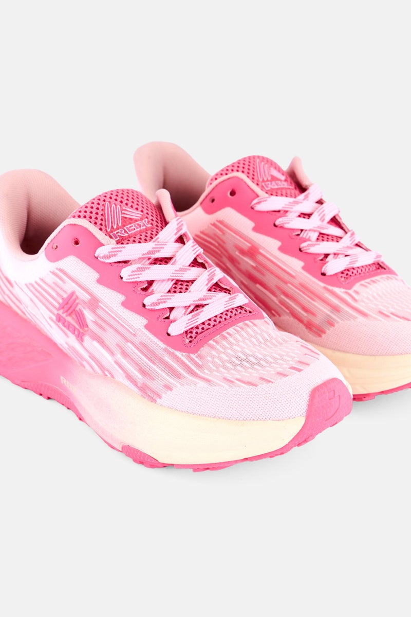 RBX Women Lace Up Running Shoes, Multicolor  - Image 3