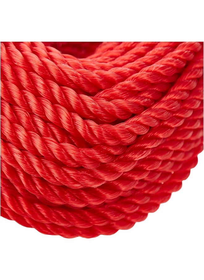ALSAQER - Alsaqer Plastic Rope 35 Yards Length 12mm Diameter | High-Strength Nylon Rope for Docks, Marine Mooring Lines, Camping, Climbing, Rescue and Multipurpose, Mix Colours Yellow, Blue, Red, Orange and Green - Image 1