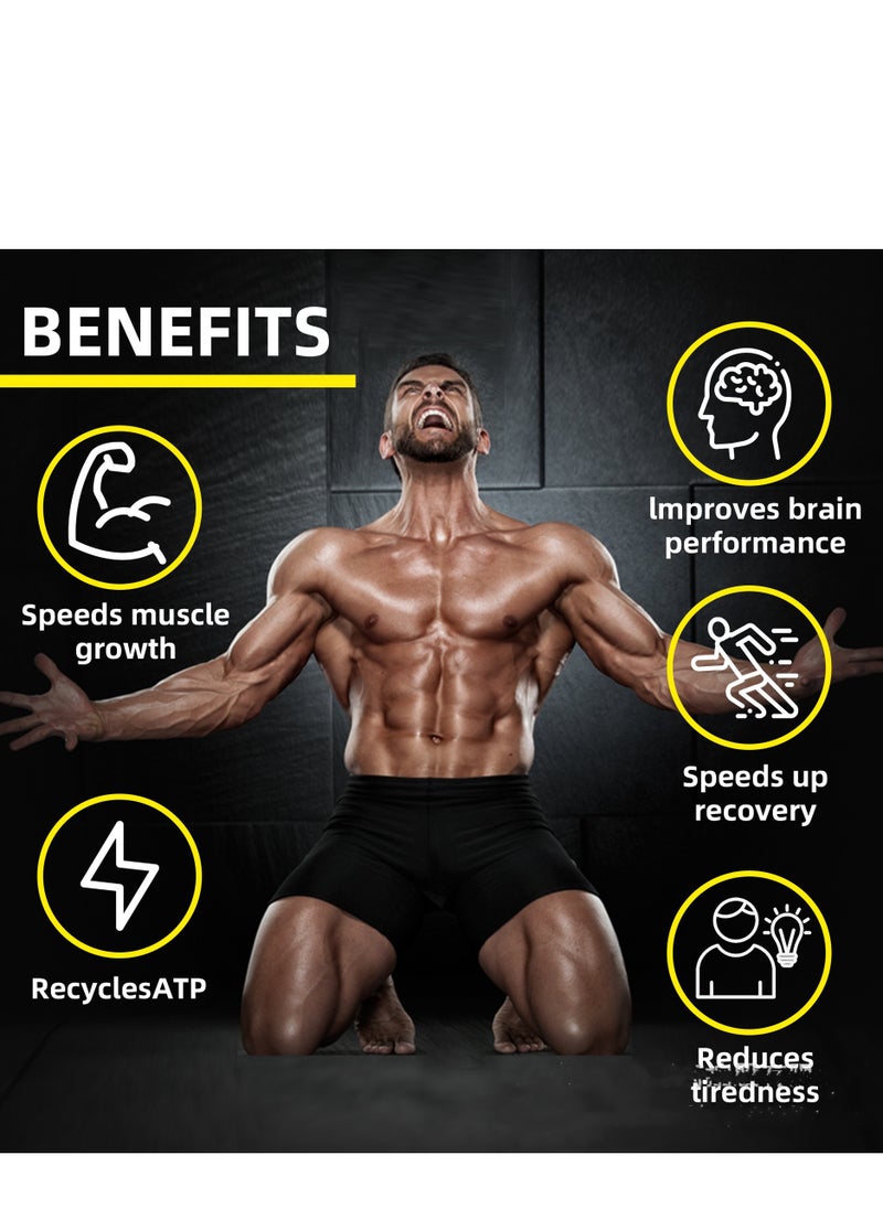 BIYODE - creatine next gen, enhance muscle strength, increase muscle size,energy boost,faster recovery,dietary supplement 120 gummies - Image 1