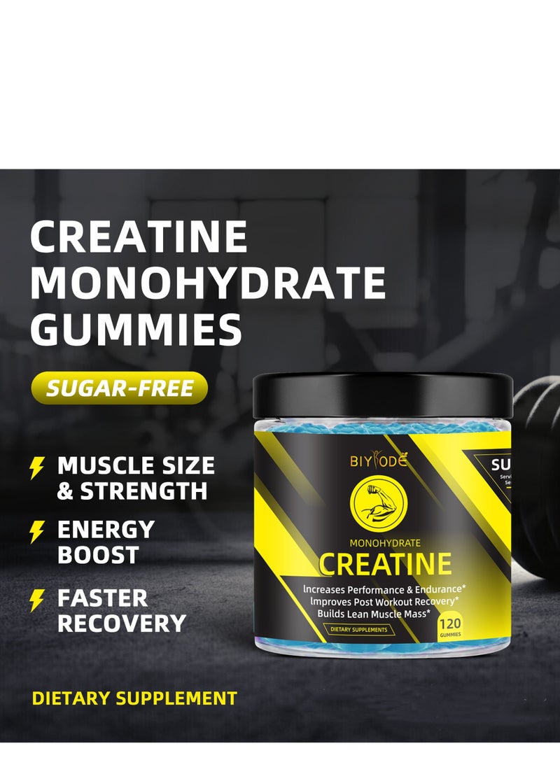 BIYODE - creatine next gen, enhance muscle strength, increase muscle size,energy boost,faster recovery,dietary supplement 120 gummies - Image 1