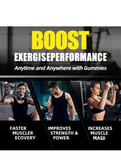 BIYODE creatine next gen, enhance muscle strength, increase muscle size,energy boost,faster recovery,dietary supplement 120 gummies  - Image 3