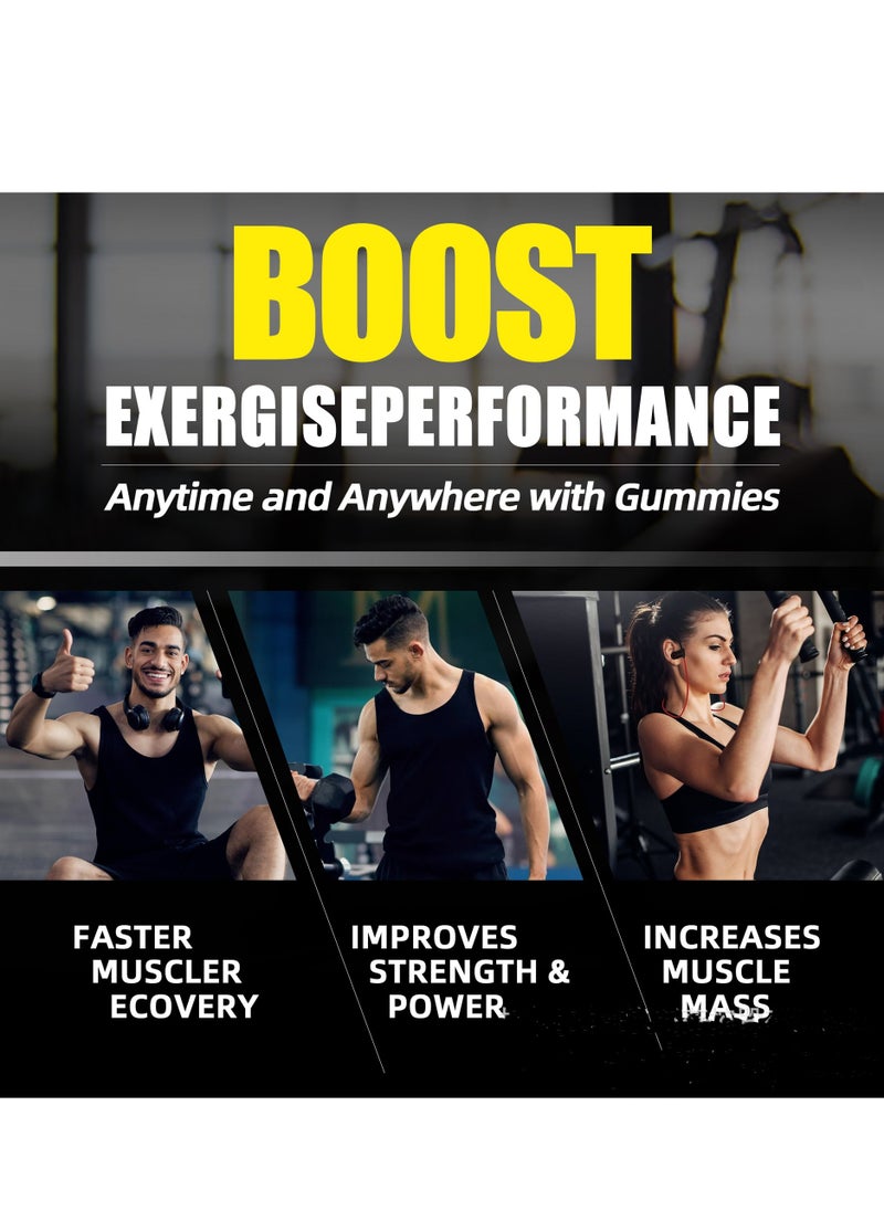 BIYODE - creatine next gen, enhance muscle strength, increase muscle size,energy boost,faster recovery,dietary supplement 120 gummies - Image 1