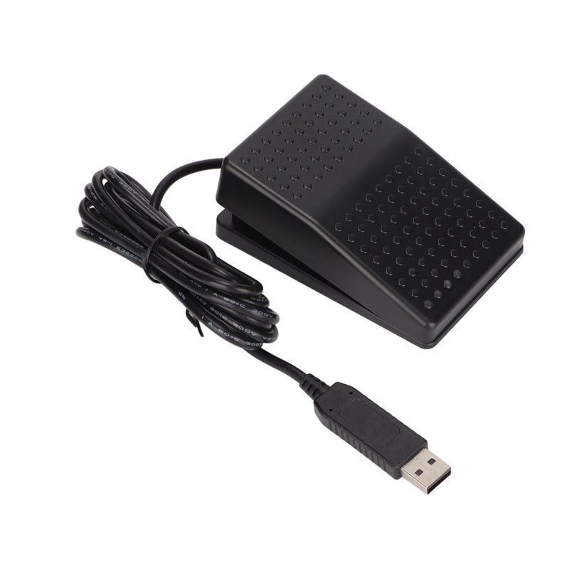 دواسة قدم USB قابلة للبرمجة HID بلوحة مفاتيح وفأرة بدواسة واحدة - مفاتيح ميكانيكية متينة للألعاب والنسخ الصوتي والتحكم بالوسائط - Image 1