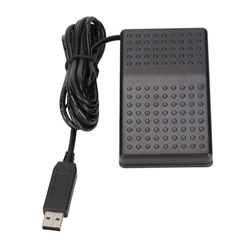 دواسة قدم USB قابلة للبرمجة HID بلوحة مفاتيح وفأرة بدواسة واحدة - مفاتيح ميكانيكية متينة للألعاب والنسخ الصوتي والتحكم بالوسائط - Image 2