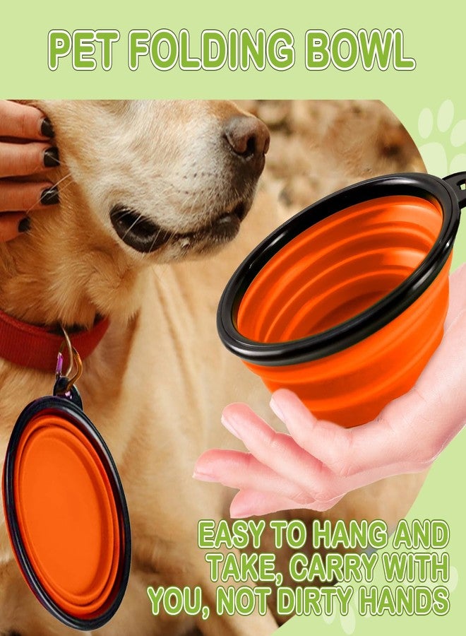 JIURUN Dog Treat Pouch for Pet Training - Dog Treat Bag (Grey) - Dog Training Kit, Dog Clicker for Training, Silicone Treat Bag, 2-in-1 Whistle Clicker, Collapsible Dog Bowl, 2 Dog Poop Bag - Image 4