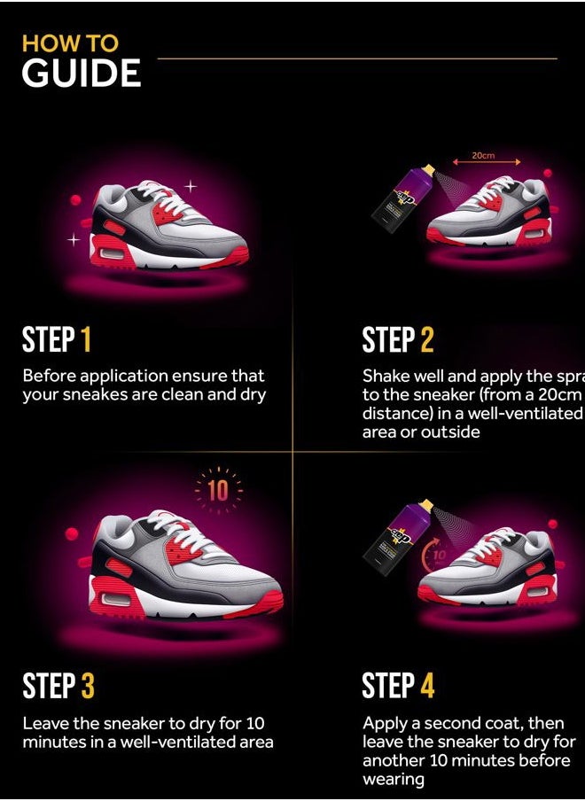 Crep protect - Shoe Protector Spray - Rain & Stain Waterproof Nano Protection for Sneaker, Leather, Nubuck, Suede & Canvas - Image 1