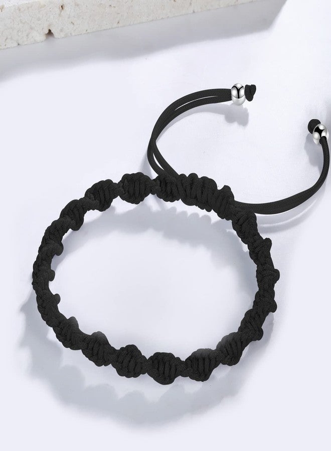 JENDEAR SHINE Braided Bracelet Women Men, Adjustable String Bracelet Handmade Jewelry, Birthday Friendship Couple Lucky Gift - Image 2