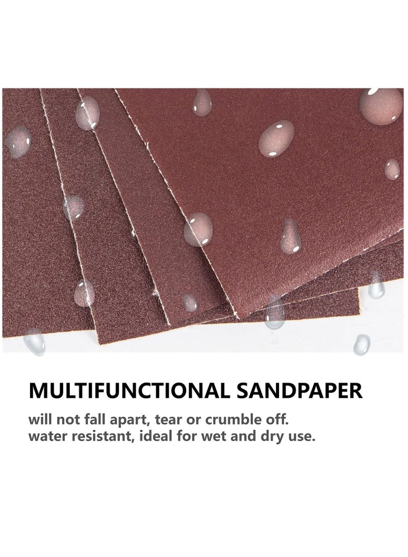 Y&D Sandpaper Roll 180 Grit Sanding Paper Durable Cloth Back Dry Wet Sand 4.5 Inch Wide Brown Fused Alumina Abrasive for Wood Drywall Metal Resin Polishing Grinding Automotive  - Image 5