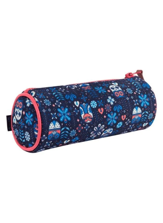 Floral Pattern Pencil Case Zippered