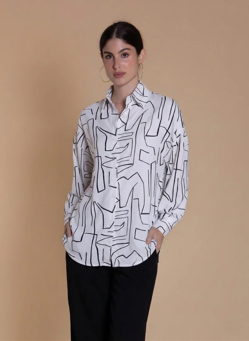 شايبس COMFORT PRINTED SHIRT