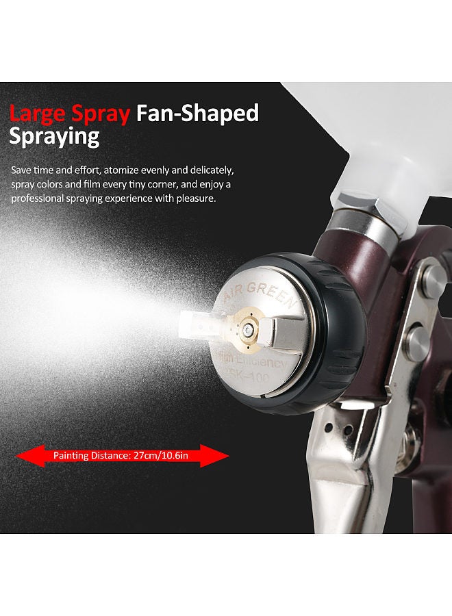 Air Sprayer Car Air Painting Sprayer Professional Automotive Tools High-End Automobile Paint Sprayer Spraying Automobile Topcoat with High Atomization Nozzle Size 1.3MM  - Image 2
