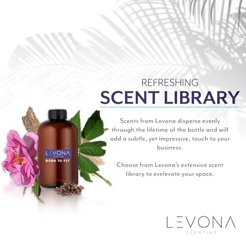 Levona Scent Waterless Diffuser - Essential Oil Aroma Smart Plug-in, Portable Machine for Whole House & Large Spaces, LCD, HVAC, With Cleaning Cloth, Covers 4000 sqft - Arosa 1500 (Scent Not Included) - Image 5