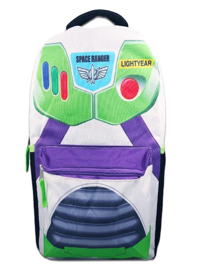 Fast Forward Buzz Lightyear Backpack with Lunch Box Set - Buzz Lightyear Backpack for Boys, Lightyear Lunch Box, Stickers, More | Toy Story Backpack for Kids - Image 2