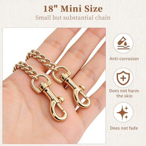 Dukrouk Chain Strap Compatible with Louis Vuitton Purse,18"(45CM),Metal Gold Chain,Bag Accessories Charm Decoration - Image 3