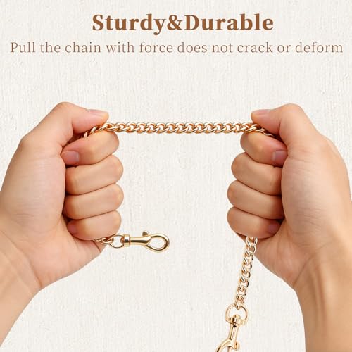 Dukrouk Chain Strap Compatible with Louis Vuitton Purse,18"(45CM),Metal Gold Chain,Bag Accessories Charm Decoration - Image 4