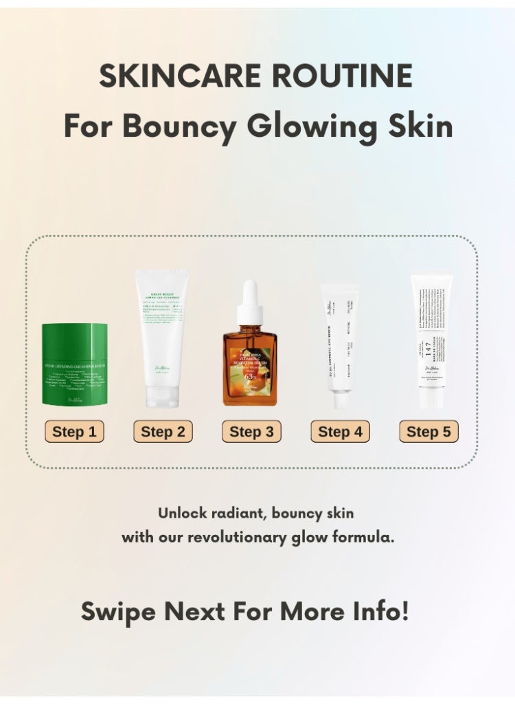 Dr.althea Sensitive, Acne-Prone & Dull Skin – Complete Routine with Gel Cleanser, Vitamin C Serum, 345 Relief Cream, Cleansing Balm & Eye Serum - Image 3