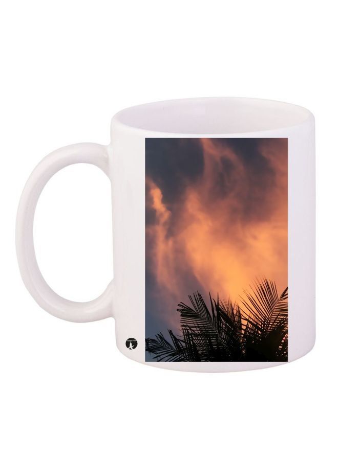 RKN Sky Printed Coffee Mug White 350ml - Image 1