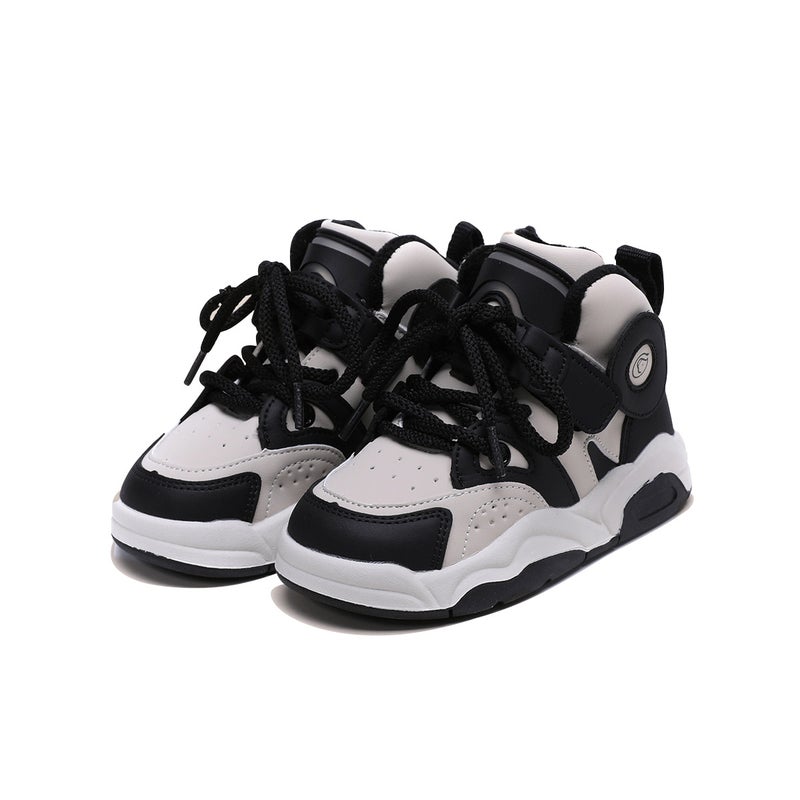 Mqd Children'S Shoes Girls' Cotton Shoes 2025 Winter New Boys' Fleece-Lined Warm Casual Shoes Thick-Soled Kids' Sneakers - Image 1