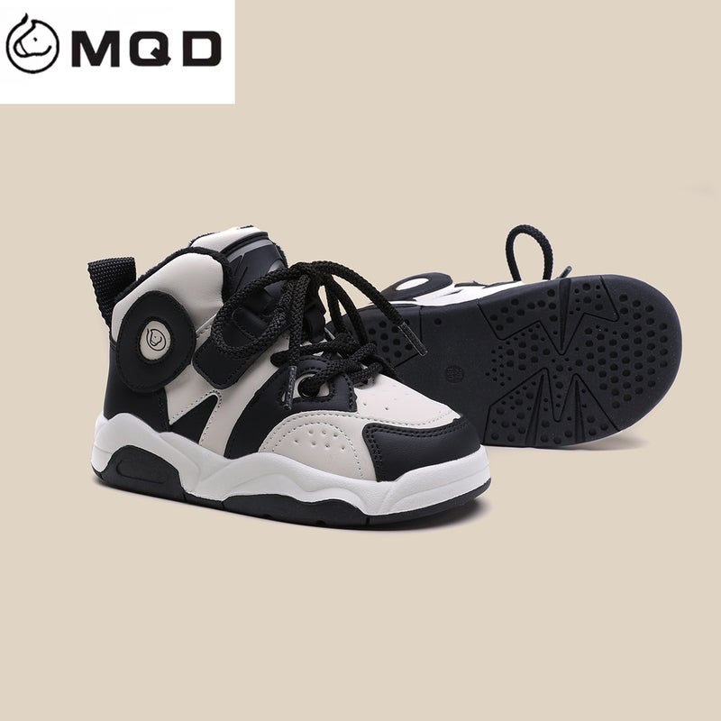 Mqd Children'S Shoes Girls' Cotton Shoes 2025 Winter New Boys' Fleece-Lined Warm Casual Shoes Thick-Soled Kids' Sneakers - Image 3
