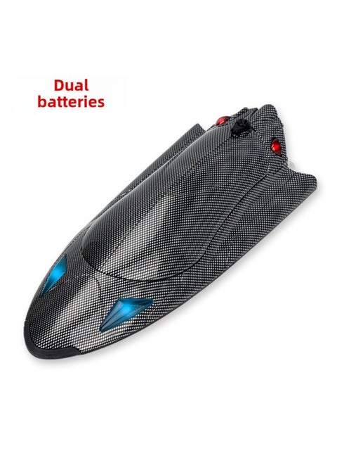 Feiyu FY011 High-speed Boat Turbine Jet High-speed Speedboat Full-scale RC Speedboat Model Toy-Color:Carbon Fiber Color ]
