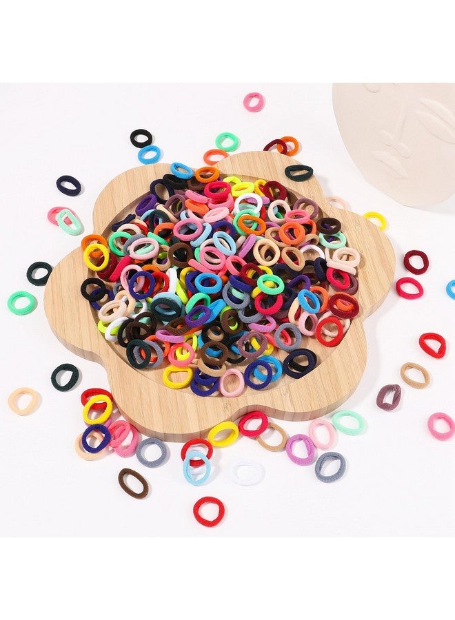 Samyak 100 Pcs Soft Hair Rubber Bands Hair Ties Ponytail Holders For Kids Babies Girls - Image 5